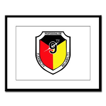 9CB - M01 - 02 - 9th Communication Battalion - Large Framed Print - Click Image to Close